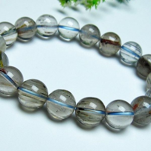 トルマリンルチル ブレスレット 12mm  [H134-4]