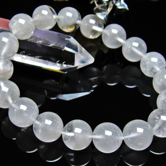 ガーデン水晶ファントム ブレスレット 12mm [H162-223]