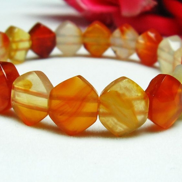 赤アゲートバングル 《rv》[H94-3]