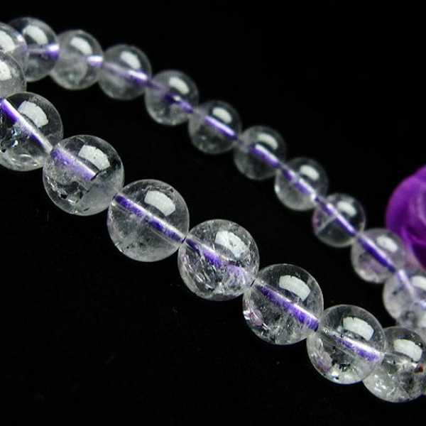 ブ ルーストロベリークォーツ水晶 ブレスレット 9mm [K1-2320]