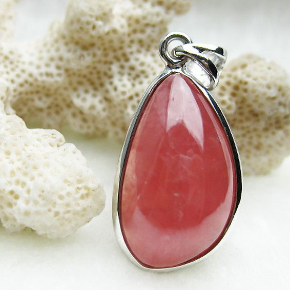 インカローズ ロードクロサイト ペンダント [K1-565]