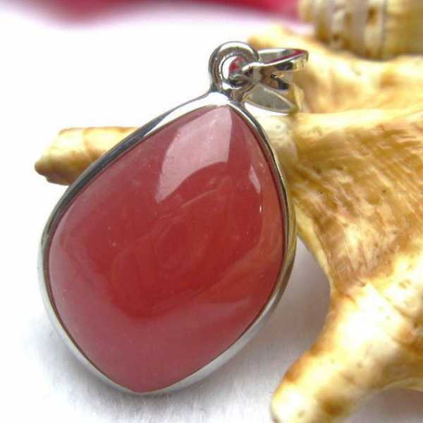 インカローズ ロードクロサイト ペンダント [K1-662]