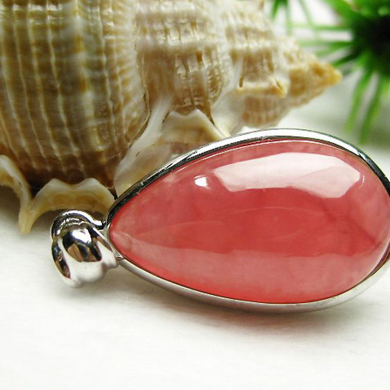 インカローズ ロードクロサイト ペンダント [K1-927]