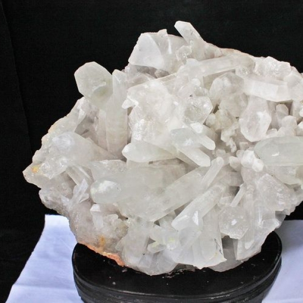 56.2Kg ライトニング水晶レムリアンシード水晶クラスター 同梱不可  [K5-1] （納品日程ご相談品）（特大品）