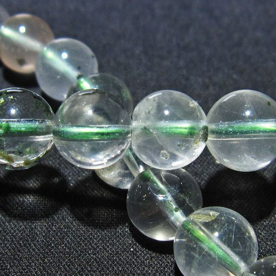 メタモルフォーゼス 緑針入り  ブレスレット 8mm [L115-470]