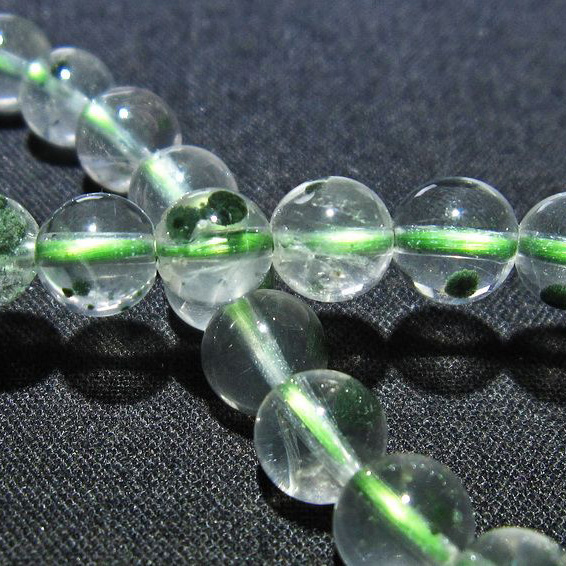 メタモルフォーゼス 緑針入り  ブレスレット 7mm [L115-477]