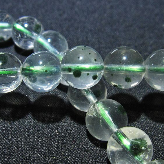 メタモルフォーゼス 緑針入り  ブレスレット 9mm [L115-485]