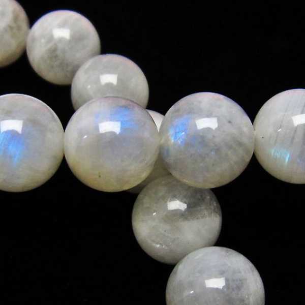 ムーンストーン ブレスレット 12mm [L122-1415]