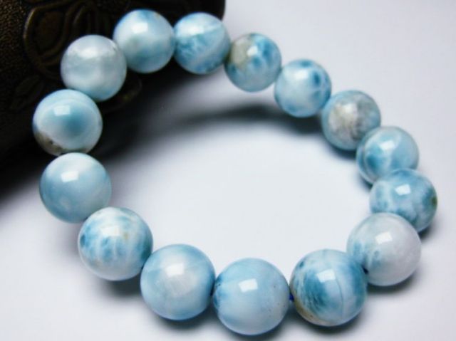 ラリマー ブレスレット 14mm [L2-1864] 