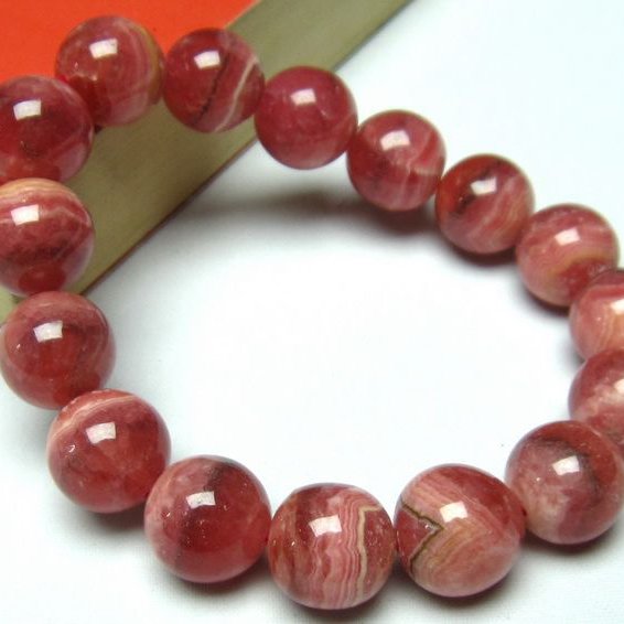 インカローズ ロードクロサイト ブレスレット 12mm [L33-2067]