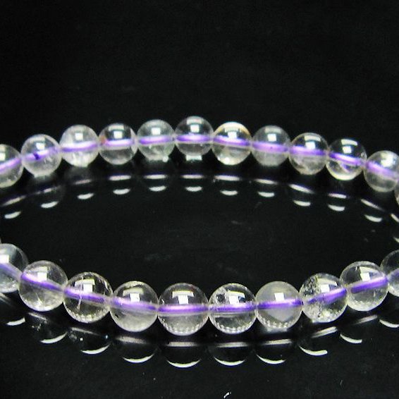 ブ ルーストロベリークォーツ水晶 ブレスレット 7mm [L352-184]