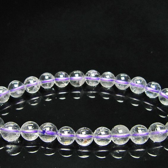 ブ ルーストロベリークォーツ水晶 ブレスレット 7mm [L352-189]