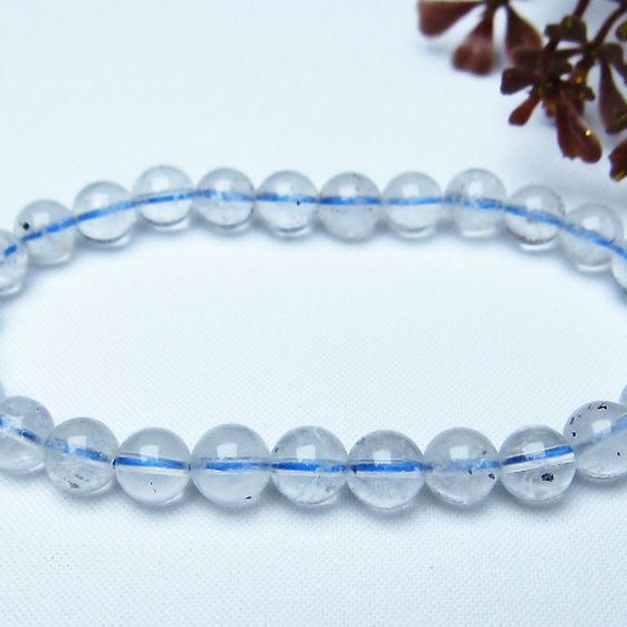 ブ ルーストロベリークォーツ水晶 ブレスレット 7mm [L352-210]