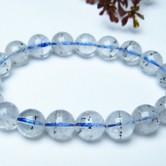 ブ ルーストロベリークォーツ水晶 ブレスレット 11mm [L352-246]