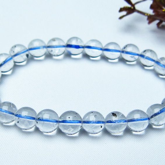 ブ ルーストロベリークォーツ水晶 ブレスレット 8mm [L352-268]
