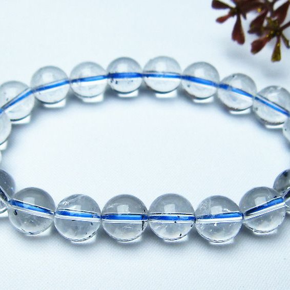 ブ ルーストロベリークォーツ水晶 ブレスレット 10mm [L352-298]