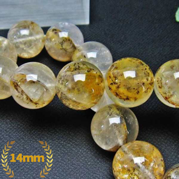 デンドリッククォーツ ブレスレット 14mm [L36-853]