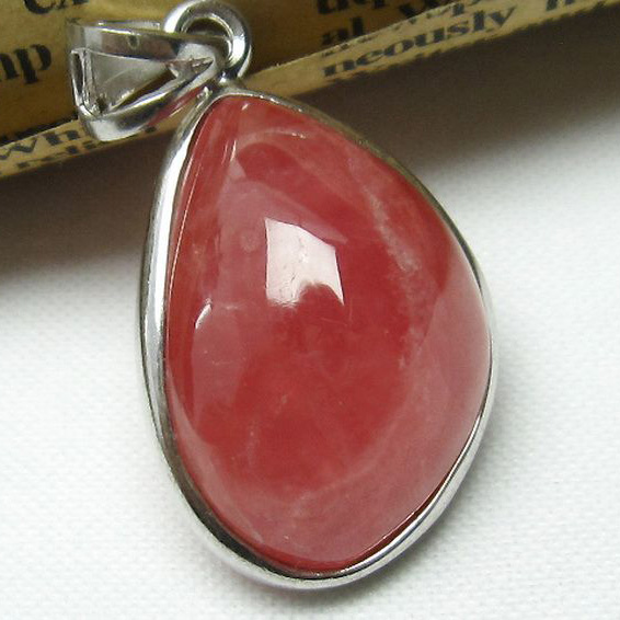 インカローズ ロードクロサイト ペンダント [L385-107]