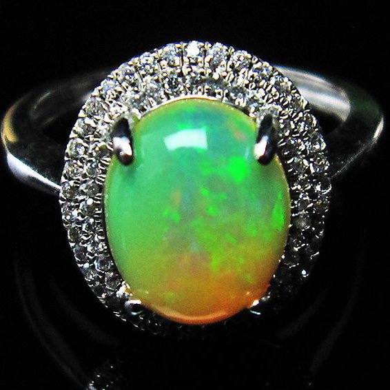 プレシャスオパール 指輪 (12号)[L388-433]