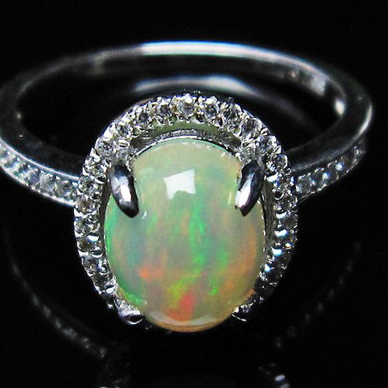 プレシャスオパール 指輪 (15号)[L388-437]