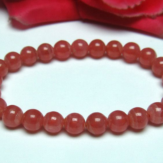 インカローズ ロードクロサイト ブレスレット 7mm [L56-693]