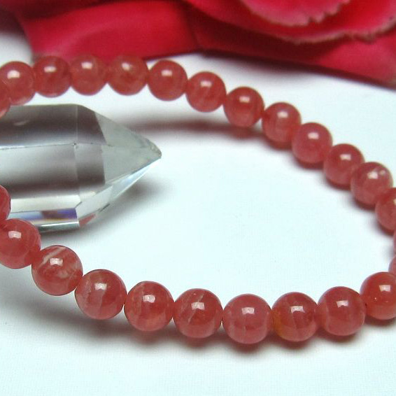 インカローズ ロードクロサイト ブレスレット 7mm [L56-696]