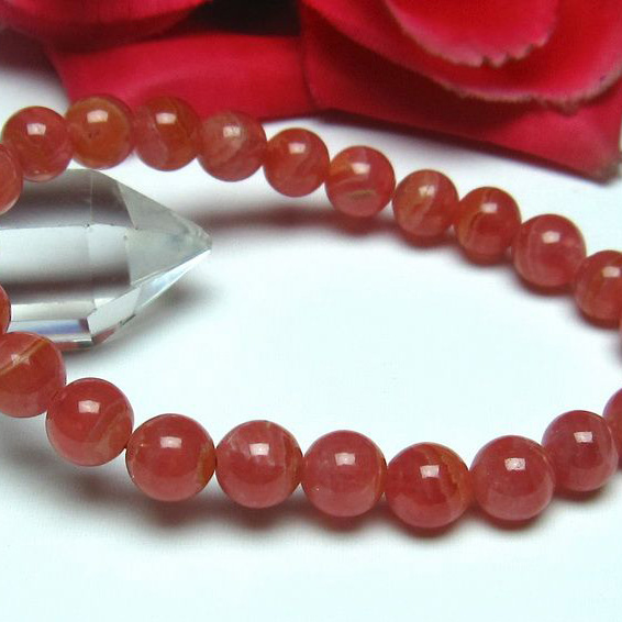 インカローズ ロードクロサイト ブレスレット 8mm [L56-722]