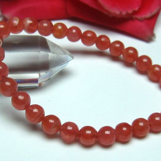 インカローズ ロードクロサイト ブレスレット 6mm [L56-753]