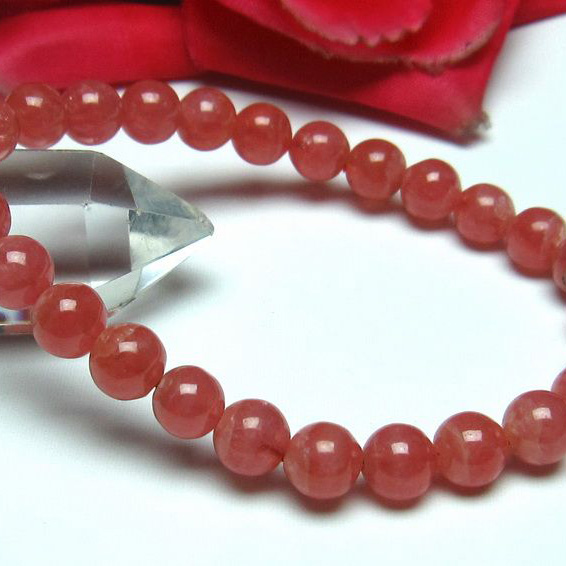 インカローズ ロードクロサイト ブレスレット 7mm [L56-758]