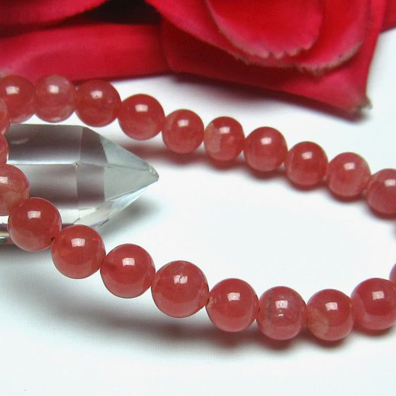 インカローズ ロードクロサイト ブレスレット 8mm [L56-783]