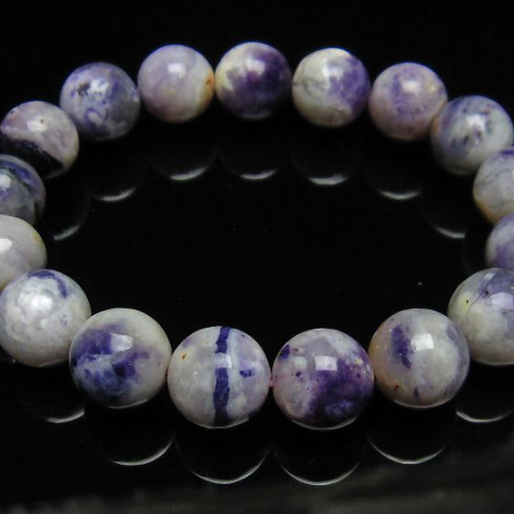 アメリカ　ユタ州産 ティファニーストーン ブレスレット 12mm [L600-1066]