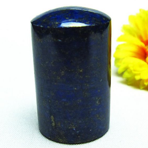ラピスラズリ 印材　※別途料金で篆刻可能 25mm [m108-225]