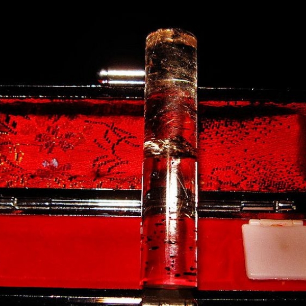 豪華ルチル 印材　 13mm [M119-141]