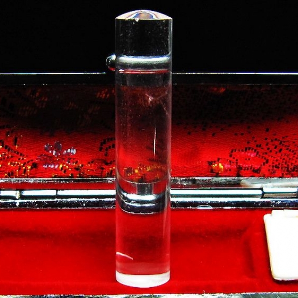 ヒマラヤ水晶 印材　※別途料金で篆刻可能 12mm [M154-81]