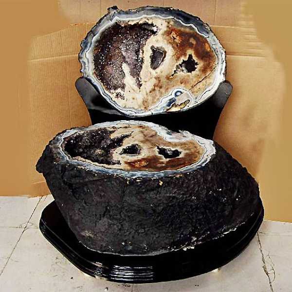 超特大 199.7Kg ペア水晶トレジャーアメジスト同梱不可[M500-242]