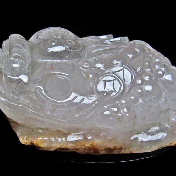 4.5Kg ヒマラヤ水晶金蟾[M61-110]