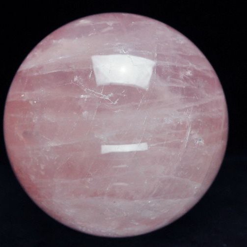 1.8Kg スターローズクォーツ 丸玉 113mm [s9-318]