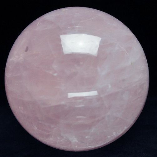 1.9Kg スターローズクォーツ 丸玉 115mm [S9-319]