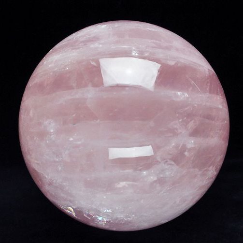 セリサイトインスターローズクォーツ 丸玉 高品質]セリサイトインスターディープローズクォーツ丸玉/スフィア