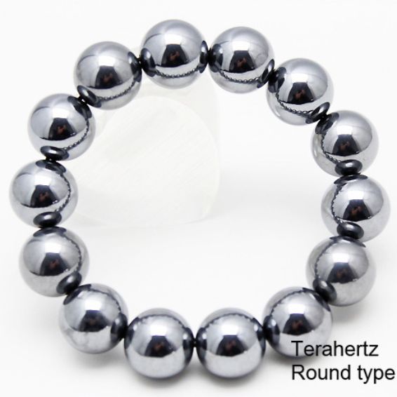★細胞活性化・健康★ テラヘルツブレスレット ラウンド16mm 《rv》   [T10-961]