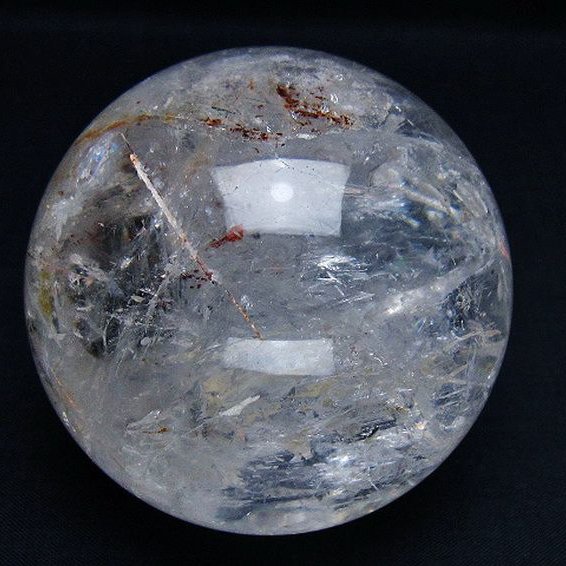 トルマリンルチルガーデン水晶丸玉72mm