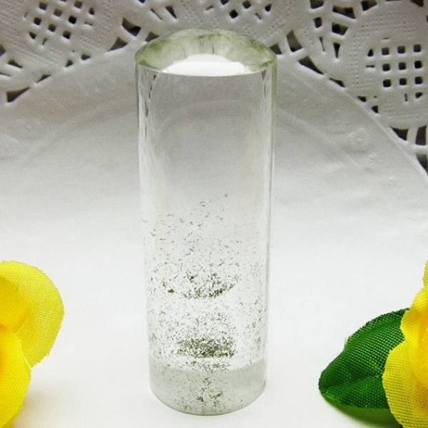 グリーンファントム 印材　※別途料金で篆刻可能 20mm [T103-74]