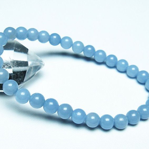 エンジェライト 天使の石 ブレスレット 6mm [T104-3422]