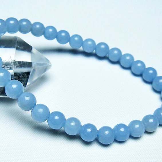 エンジェライト 天使の石 ブレスレット 6mm [T104-3651]