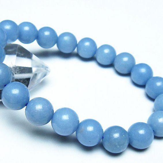 エンジェライト 天使の石 ブレスレット 10mm [T104-3899]