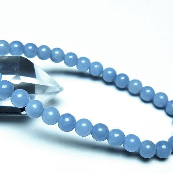 エンジェライト 天使の石 ブレスレット 6mm [t104-3963]