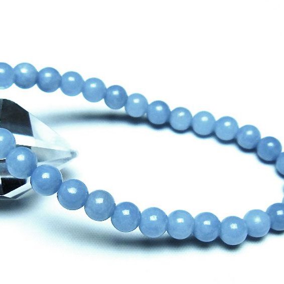 エンジェライト 天使の石 ブレスレット 6mm [t104-3974]