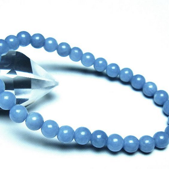 エンジェライト 天使の石 ブレスレット 6mm [t104-3982]