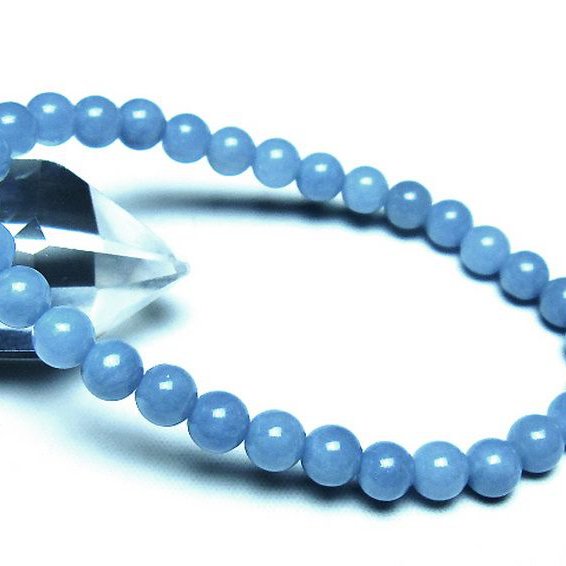 エンジェライト 天使の石 ブレスレット 6mm [t104-3987]