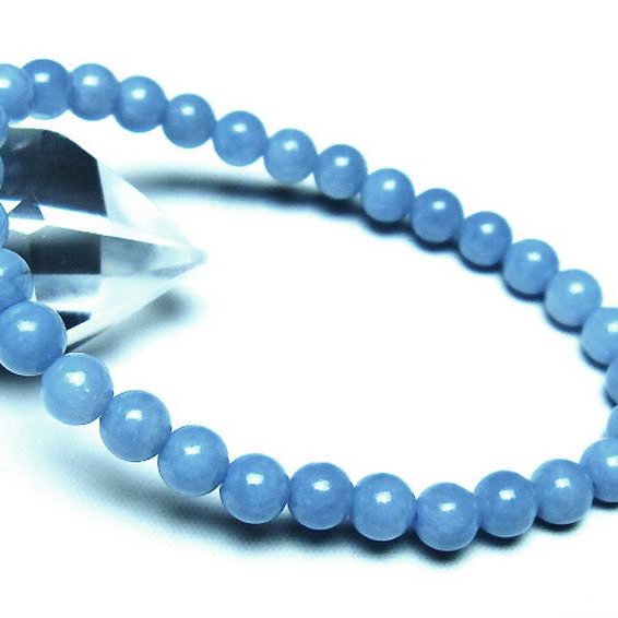 エンジェライト 天使の石 ブレスレット 6mm [t104-3993]